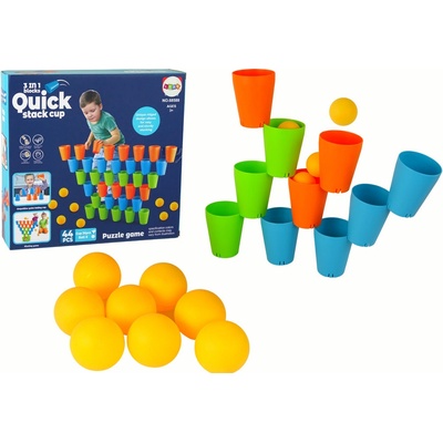 Lean Toys Kelímková logická hra 3v1 44 kusů