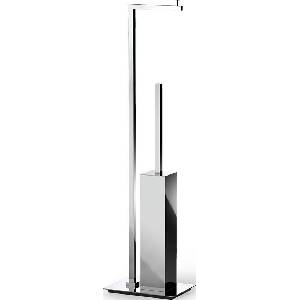 DECOR WALTHER Поставка за тоалетна хартия и тоалетна четка Corner хром (0860500)