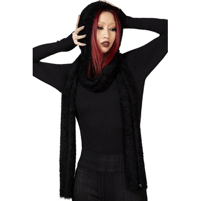 Killstar šál Ashen Hooded čierna KSRA009750
