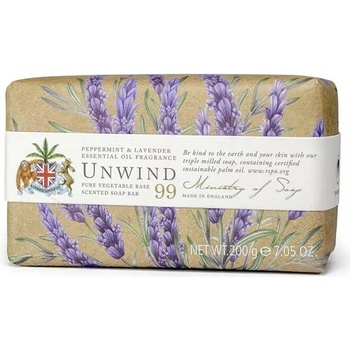 Somerset Toiletry Ministry of Soap prírodné mydlo Peppermint a Levanduľa 200 g