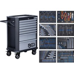 BGS technic Оборудвана инструментална количка, 8 чекмеджета, 299 инструмента; bgs technic, 4007
