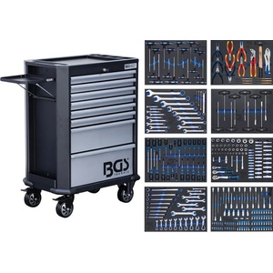 BGS technic Оборудвана инструментална количка, 8 чекмеджета, 299 инструмента; bgs technic, 4007