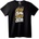 NOONEBRAND Тениска Стой у дома, оцелей - 2XL, Black