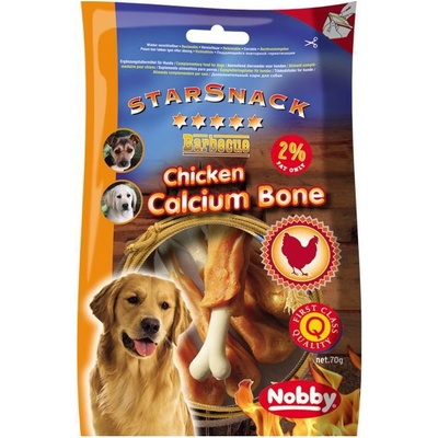 Nobby StarSnack Chicken Calcium Bone kalciová kosť s kuraťom 70 g