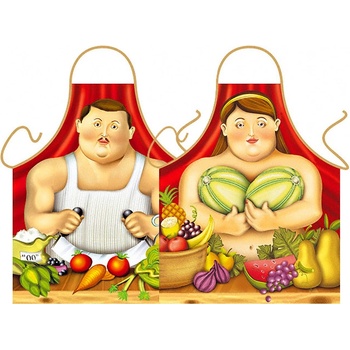 Itati Zástěra pro kuchaře v Botero stylu