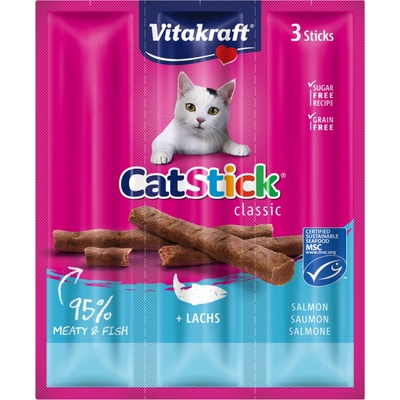 Vitakraft Cat pochoutka Stick mini Losos Pstruh 3 x 6 g