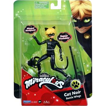 Playmates Toys Фигура Playmates Miraculous - Cat Noir, Battle Wings (50400TKE12-20)