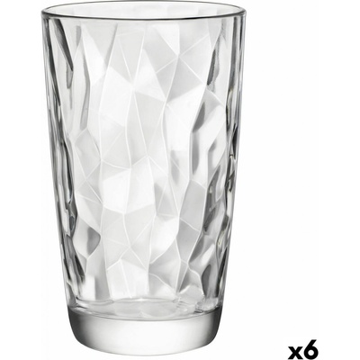 Bormioli Pohár Rocco Diamond Transparentná Sklo Pack 6x 6 x 470 ml