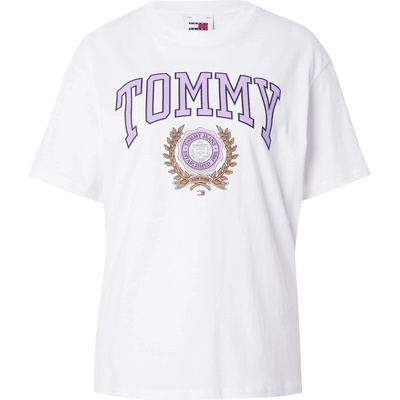 Tommy Jeans Тениска 'Varsity Sport 3' бяло, размер 3XL