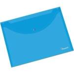 TITANUM Envelope briefcase A4 transparent blue