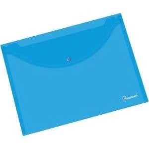 TITANUM Envelope briefcase A4 transparent blue