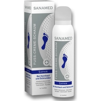 Sanamed Saphir krémová pěna na nohy 150 ml