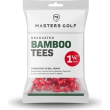 Masters Bamboo Graduated Tees 1 1/4 Bag 25ks červená