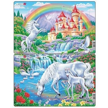 Image 1 of Larsen - Пъзел: Серия "Еднорог" - 15 части, среден