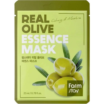 FarmStay Real Essence Лист маска за лице Olive, 23 ml