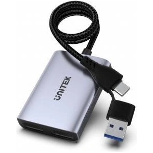 Unitek USB/C/A to 2x HDMI MST FullHD Adapter