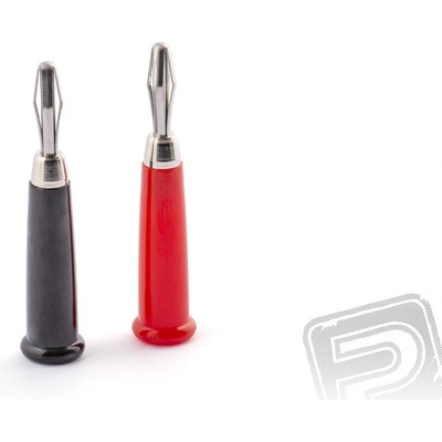 KAVAN G4/4mm banánek červený/černý 1 pár