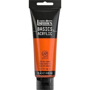 Liquitex Basic АКРИЛНА боя 620 Vivid Red Orange 118 ml 1 бр (72.1620)