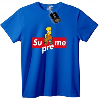 NOONEBRAND Тениска Bart Simpson Върховна - 4XL, White