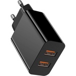 Xmart Зарядно устройство X-MART Dual USB CHARGER 18W Black (3800202096750)