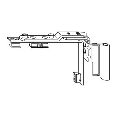 WINKHAUS Ložisko otočné DL.K.ET.20-13.LS.F9 12/20-13V 130 kg levé titan barva