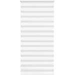 vidaXL Зеброва щора бял 110x230 см ширина на плата 105, 9 см полиестер (4014809)