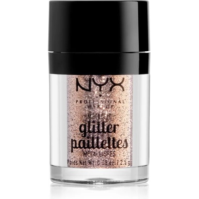 NYX Cosmetics Glitter Goals металически брокат за лице и тяло цвят 04 Goldstone 2.5 гр