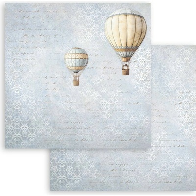 Stamperia papír na scrapbook oboustranný Timeless balóny