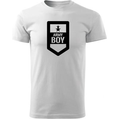 Dragowa krátke tričko army boy biele