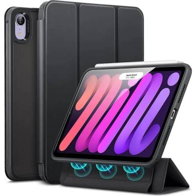 ESR Rebound Hybrid Protection Case - полиуретанов калъф с поставка за iPad mini 6 (2021) (черен)