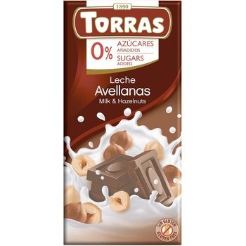 TORRAS Млечен с Лешници без захар