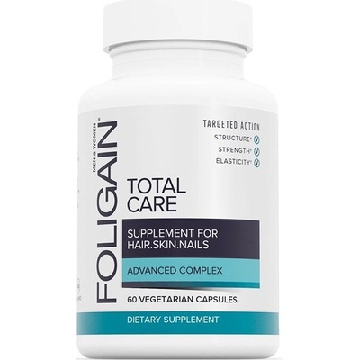 Foligain Total Care Advanced pro vlasy, pleť i nehty 60 kapslí