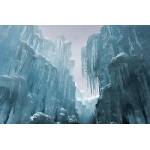 DIMEX ART Флизелинов фототапет замръзнала ледена стена 375 x 250 см