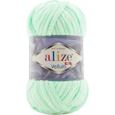 Alize příze Velluto 464 pastelově zelená