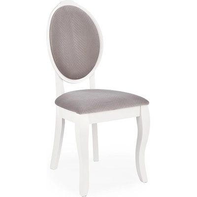 Halmar Трапезен стол velo бял / сив