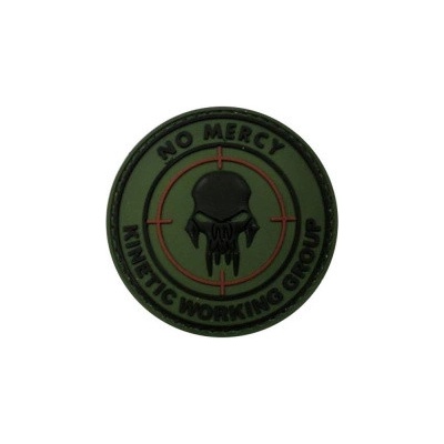 ARMED PATCHES PVC nášivka No Mercy, zelená – Zboží Mobilmania