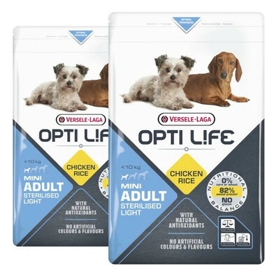 Versele LAGA Adult Light Mini pre obéznych psov malých plemien 15 kg 2 x 7,5 kg