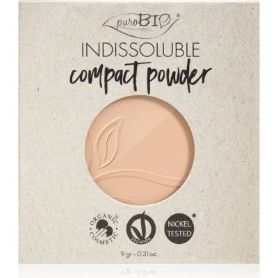puroBIO Cosmetics Indissouble компактна пудра пълнител цвят 02 9 гр