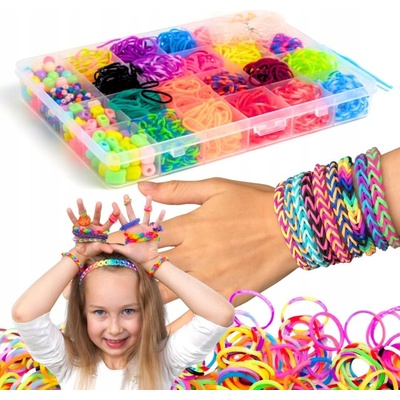 Loom Bands Gumičky na výrobu náramkov 4800 Kusov