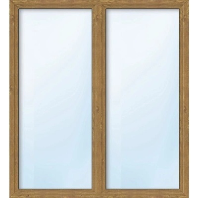 Aron Basic dvojkrídlové so štulpom biele/zlatý dub 1450 x 1900 mm