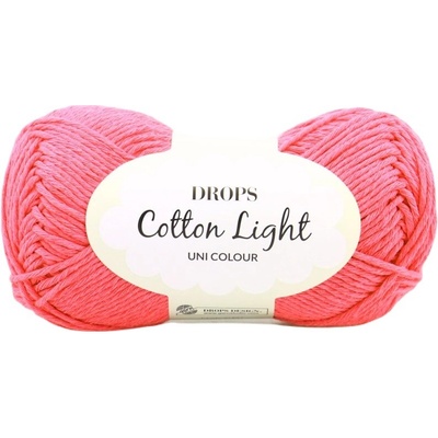 Drops Cotton Light 45 růžový plameňák