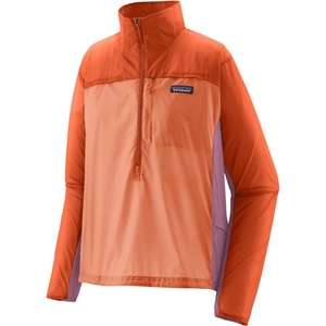 Patagonia Дамско ветрозащитно яке Patagonia Women's Houdini Stash 1/2 Zip P/O Windproof jacket - Coal Orange - размер XS (118-0247-0511)