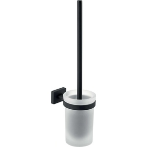 FERRO Ferro Greta - Стенна четка за тоалетна с държач, матово черна AGR14BL (AGR14BL)
