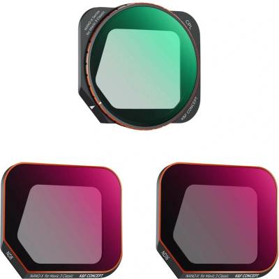 K&F Concept 3-Piece Filter Kit for DJI Mavic 3 Classic (CPL, ND8, ND16)