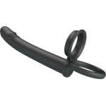 Pretty Love Emoni Penis Ring & Prostate Massager Black