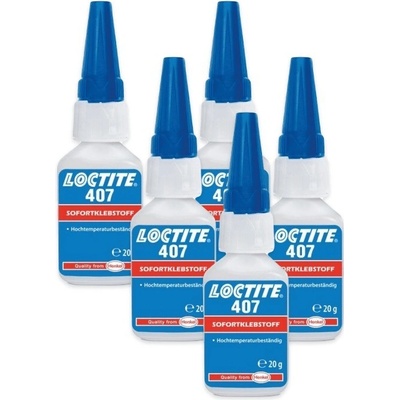 Loctite 407 sekundové lepidlo 20 g 5 ks
