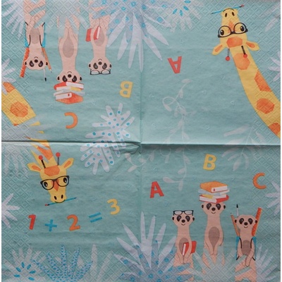 Home fashion servítky Surikaty 33x33cm