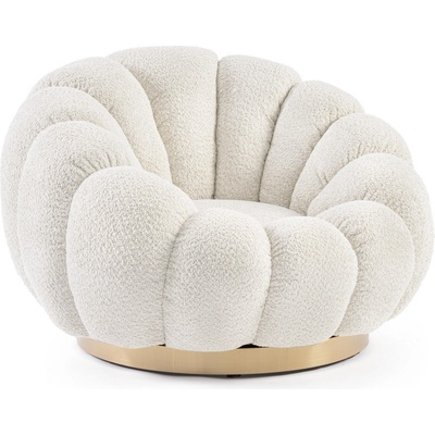 Bizzotto Въртящ фотьойл Bizzotto, Florel, 98x97x69, бял (0743876)