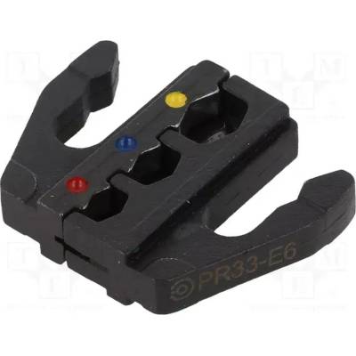 ERKO Накрайник за кримпващи клещи ERKO PR33-E6 0, 5-6 mm2, стомана, за изолирани кабелни обувки (PR_33-E6)