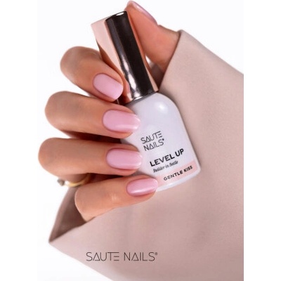 Saute Nails stavební gel na nehty Level Up Gentle Kiss v 8ml lahvičce